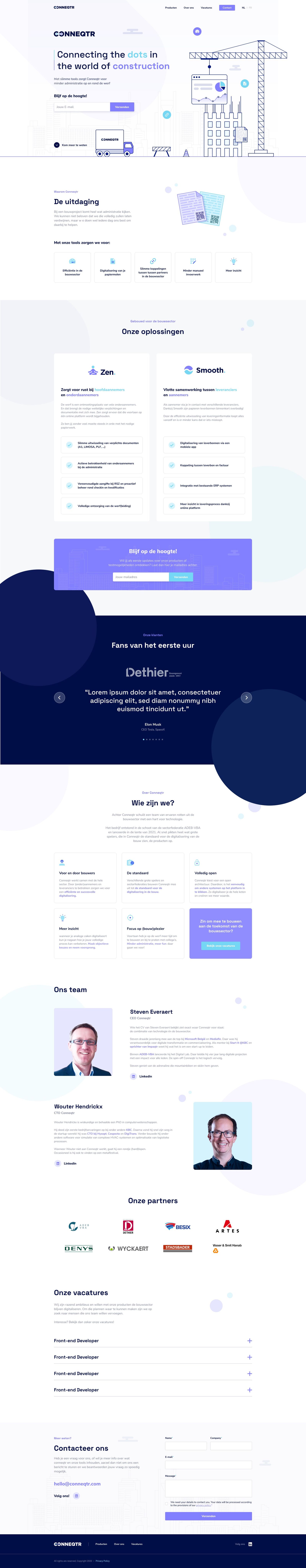 Conneqtr mockup